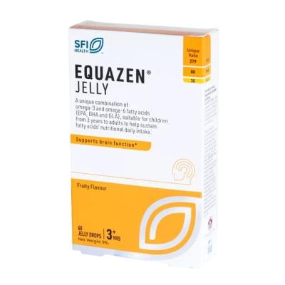 EQUAZEN Jelly ar augļu garšu košļājamās tabletes N60