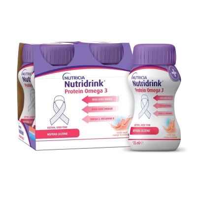 NUTRIDRINK Protein Omega 3 persiku-mango garšu 125ml N4