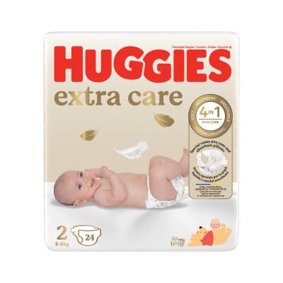 HUGGIES Extra Care 2 autiņbiksītes jaundzimušiem 3-6kg N24