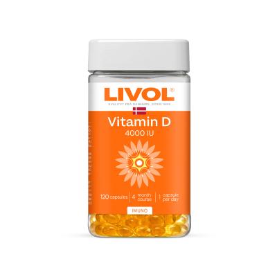 LIVOL Vitamīns D 4000 IU kapsulas N120