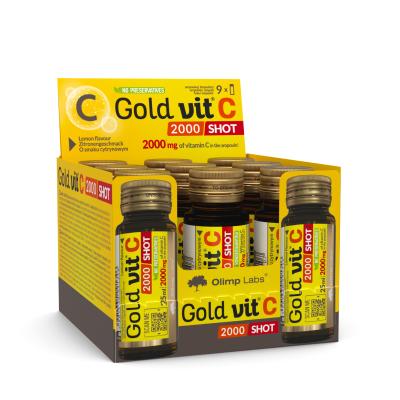 OLIMPLABS Gold–Vit C Shot 2000mg šķidrums ampulās 25ml N9