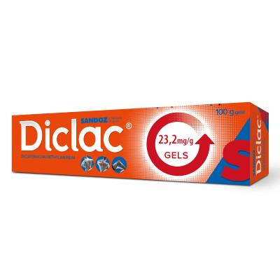 DICLAC 23,2 mg/g gels, 100g