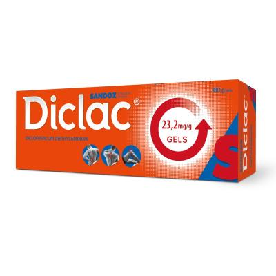 DICLAC 23,2 mg/g gels, 180g