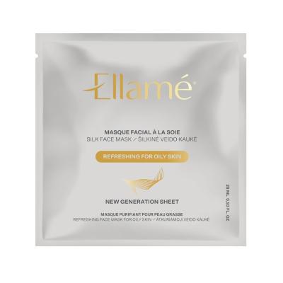 ELLAME Refreshing zīda sejas maska N1