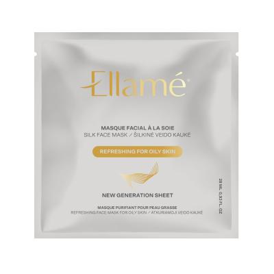 ELLAME Refreshing zīda sejas maska N1