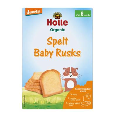 HOLLE Speltas sausiņi zīdaiņiem no 6 mēn. 200g