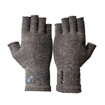 PULSAAR ACTIVE Atvērtu pirkstu atjaunošanās cimdi melni M N2