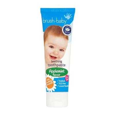 BRUSH-BABY Applemint gentle zobu pasta 0-2g. 50ml