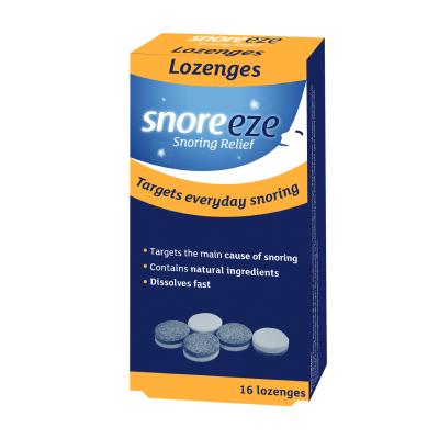 SNOREEZE Pastilas pret krākšanu N16