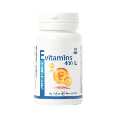 AP E vitamīns 400IU kapsulas N30