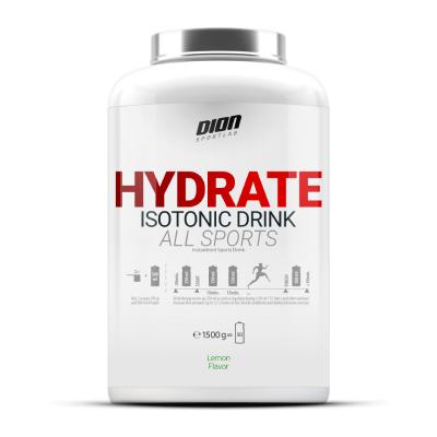 DION SPORTLAB Hydrate All Sports Citronu garša pulveris 1500g