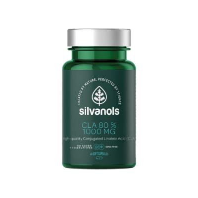SILVANOLS CLA 80% 1000mg kapsulas N60