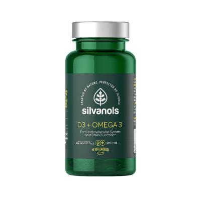 SILVANOLS D3 + Omega 3 kapsulas N60