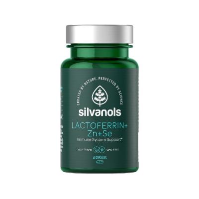 SILVANOLS Lactoferrin+Zn+Se kapsulas N60