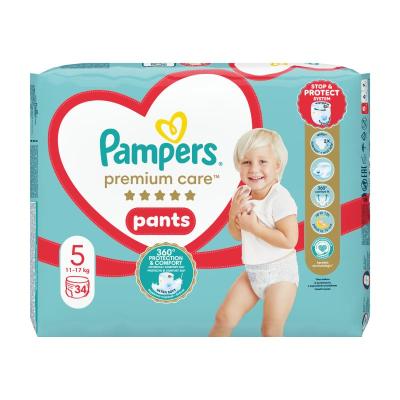 PAMPERS Premium Care Pants autiņbiksītes S5 N34
