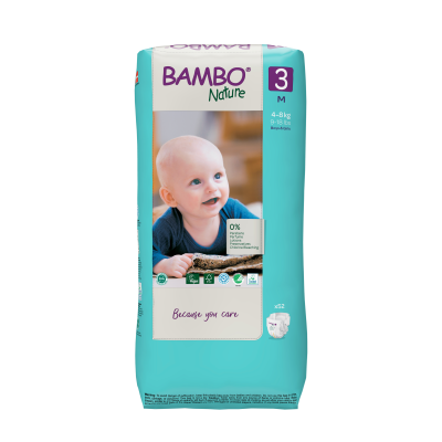 BAMBO NATURE autiņbiksītes 3.izmērs 4-8kg N52