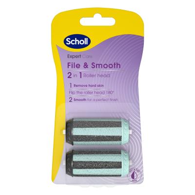 SCHOLL File&Smooth elektriskās pēdu vīles rezerves rullīši N2