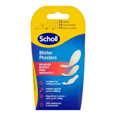 SCHOLL Plāksteri tulznām, dažādi izmēri N5