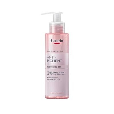 Eucerin Anti-Pigment attīrošā sejas pīlinga želeja ar alfa hidroksiskābēm tumšo plankumu mazināšanai, 200 ml