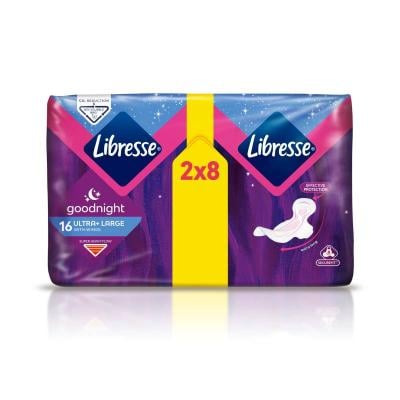 LIBRESSE GoodNight Ultra Large higiēniskās paketes N16