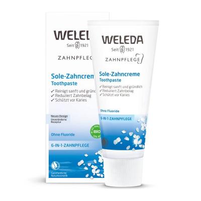 WELEDA zobu pasta ar jūras sāli, bez fluorīda 75 ml
