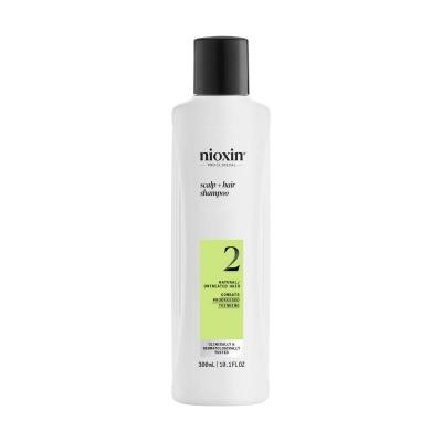 NIOXIN System 2 šampūns dabiskiem matiem ar progresējošu tendenci kļūt plānākiem 300ml