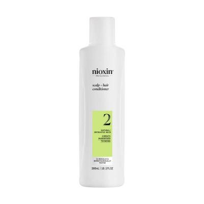 NIOXIN System 2 kondicionieris dabiskiem matiem ar progresējošu tendenci kļūt plānākiem 300ml