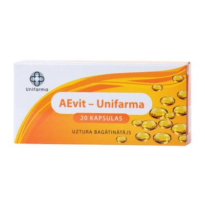 AE vit. Unifarma kapsulas N20