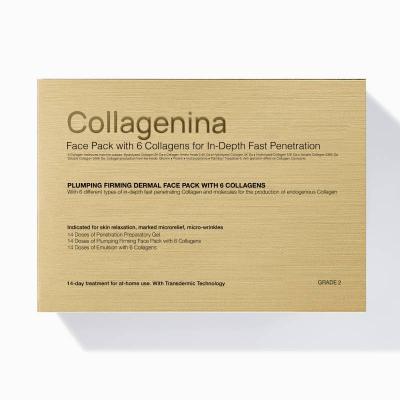 COLLAGENINA sejas maska - komplekts ar 6 veidu kolagēniem, intensitāte 2, 2×30 ml, 1×50 ml