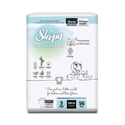 SLEEPY Bio Natural autiņbiksītes Midi (4-9kg) N56