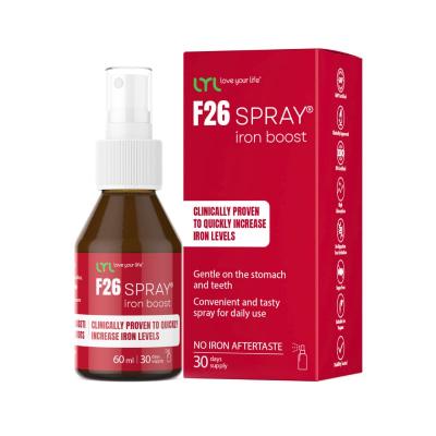 LYL F26 SPRAY iron boost (30 devas), sprejs, 60 ml