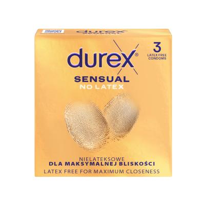 DUREX Sensual No Latex prezervatīvi N3