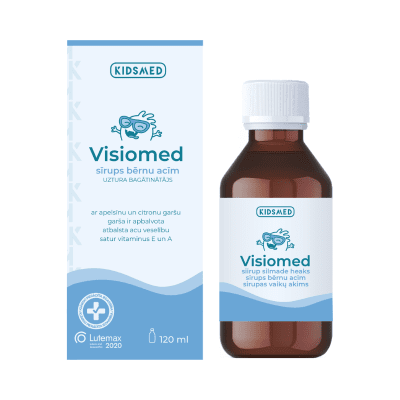 KIDSMED Visiomed sīrups bērnu acu veselībai 120 ml