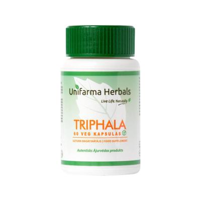 UNIFARMA HERBALS Triphala kapsulas N60