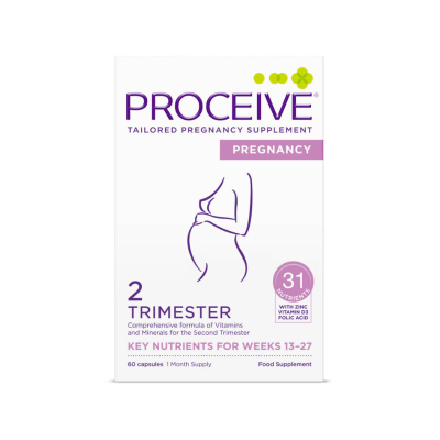 PROCEIVE Pregnancy Trimester 2 kapsulas N60