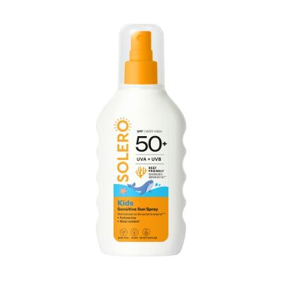 SOLERO Kids Sensitive Sun SPF50+ saules aizsargrspejs bērniem 200ml