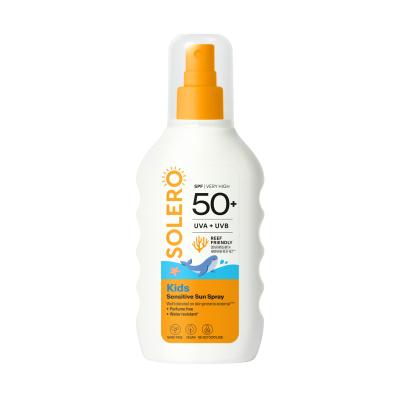 SOLERO Kids Sensitive Sun SPF50+ saules aizsargrspejs bērniem 200ml