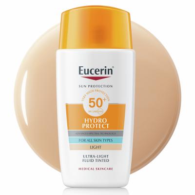 EUCERIN Sun SPF50+ tonējošs sejas aizsargfluīds 50ml