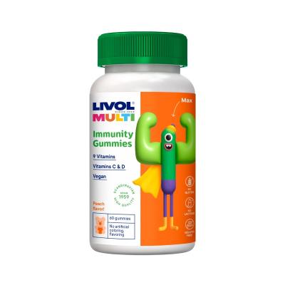 LIVOL MULTI Immunity Vegan košļājamās pastilas N60