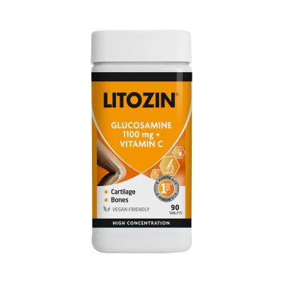 LITOZIN Glucosamine +C vit. tabletes N90