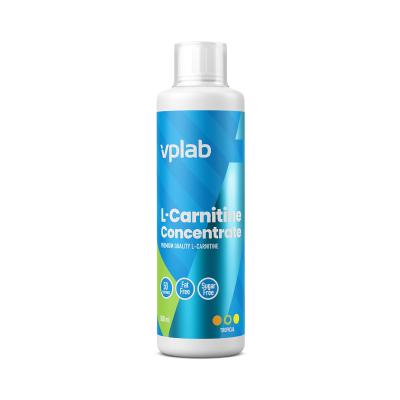 VPLAB L-Carnitine Concentrate Tropical Fruit šķidrums 500ml