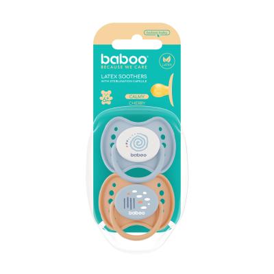 BABOO Calmy lateksa apaļais knupītis, Blue Haze, 6+ mēneši N2