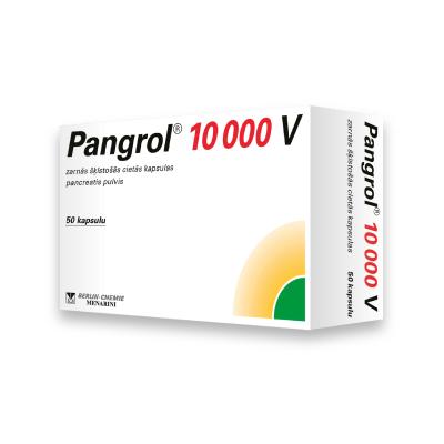 PANGROL 10 000 V zarnās šķīstošās cietās kapsulas N50