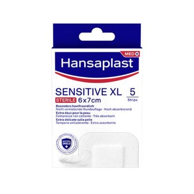 HANSAPLAST Sensitive XL plāksteri 6x7 cm N5