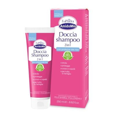 AMIDOMIO 2in1 šampūns un dušas želeja 250 ml