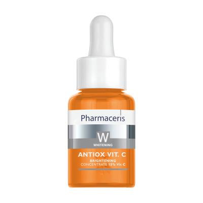 PHARMACERIS W Antiox Vit C 15% balinošs koncentrāts 30ml