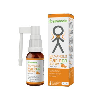 FARINGOSPRAY Apelsin aerosols 20ml