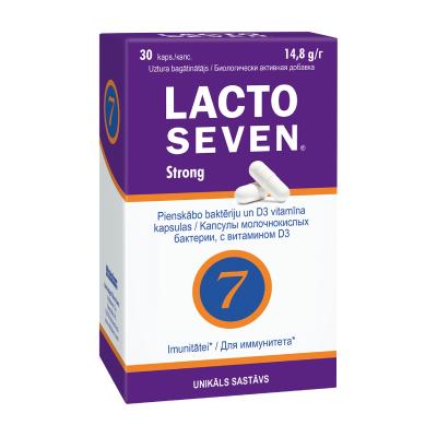 LACTOSEVEN Strong kapsulas N30