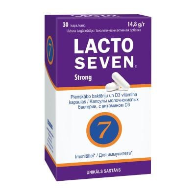 LACTOSEVEN Strong kapsulas N30