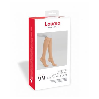 LAUMA MEDICAL Medicīnskās kompresijas pusgarās zeķes AD205 biezas,melnas,izm.3K 1.Ccl